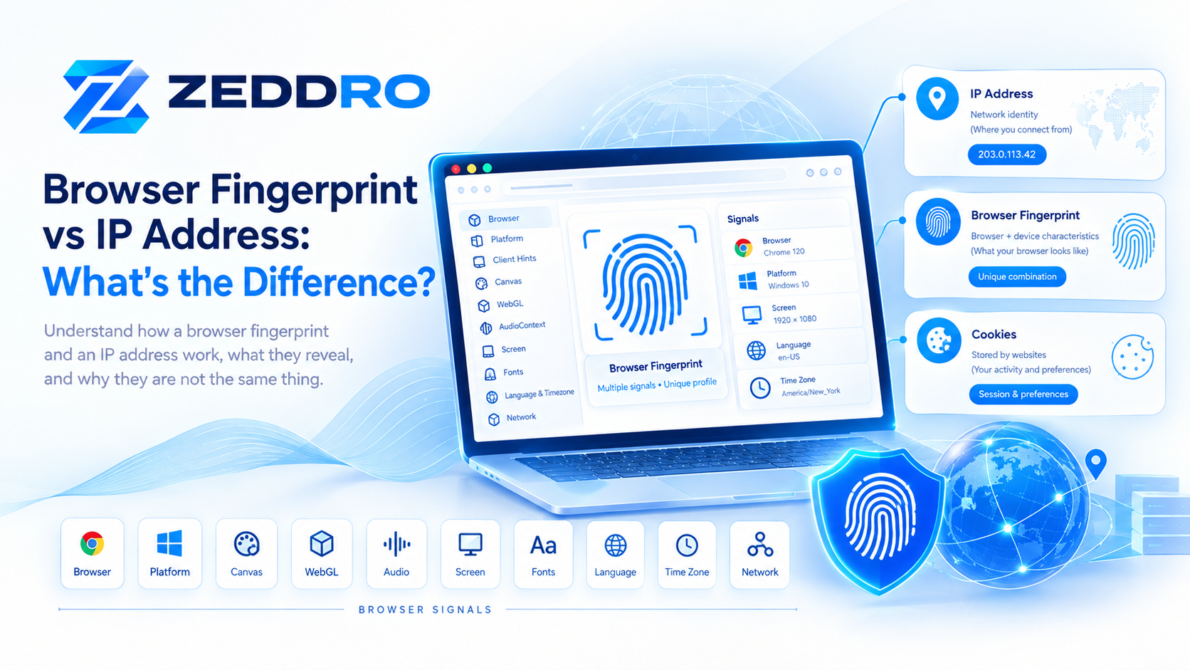 Browser Fingerprint vs IP Address: What’s the Difference?