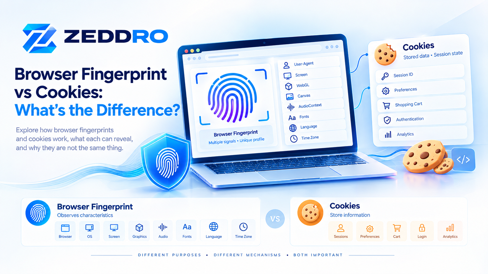 Browser Fingerprint vs Cookies: What’s the Difference?