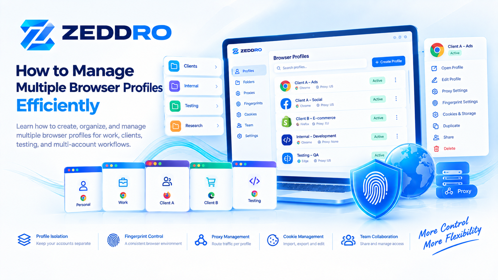 How to Create and Manage Multiple Browser Profiles Efficiently